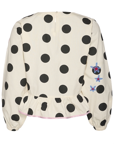 Sissel Edelbo - Diana Bluse - Black Dot2